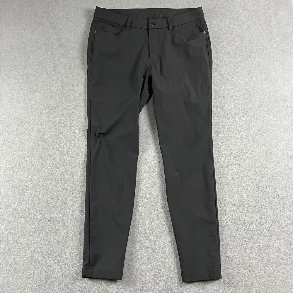Lululemon Pants Mens 34X30 Black ABC Slim Fit Stretch Trousers Performance
